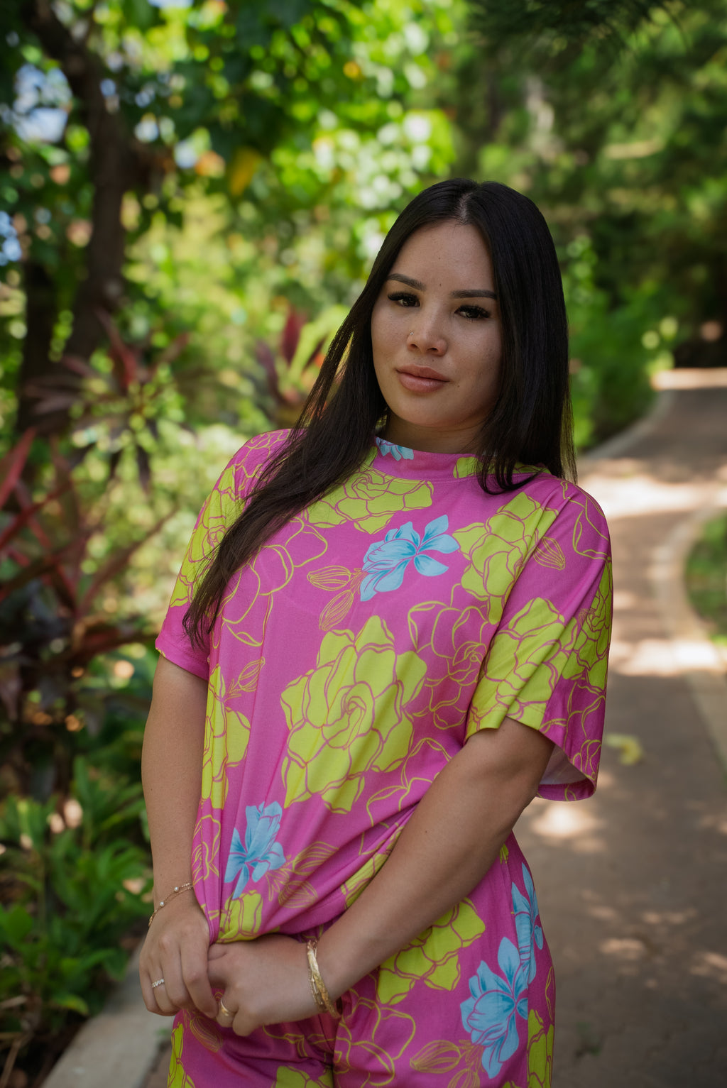 Pua Kiele Neck Tie Blouse